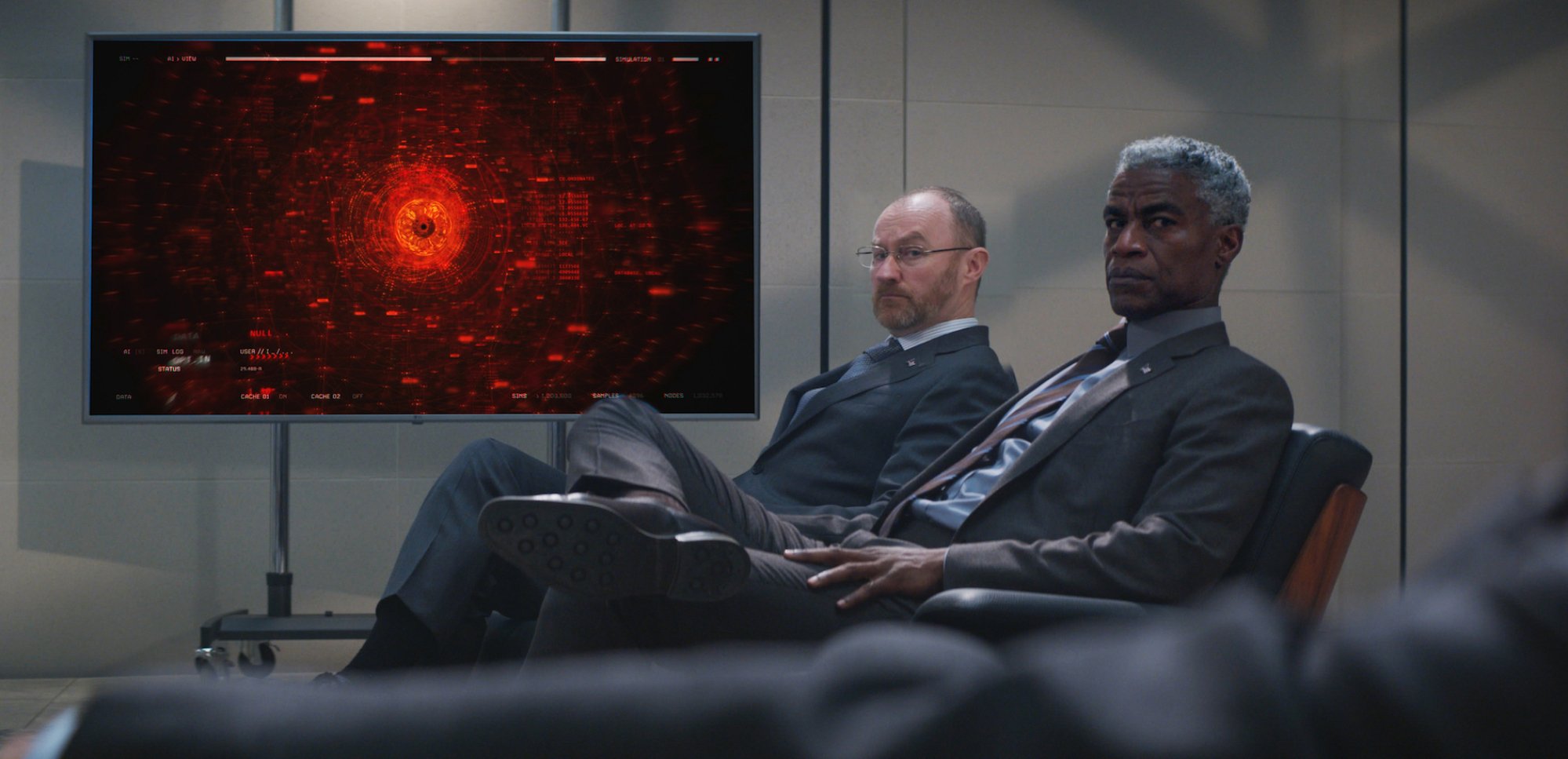 Mark Gatiss and Charles Parnell in Mission: Impossible Dead Reckoning Part One from Paramount Pictures and Skydance.